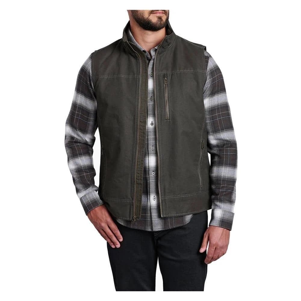 KÜHL Men’s XL Outdoor Full Zip Vest Olive Green